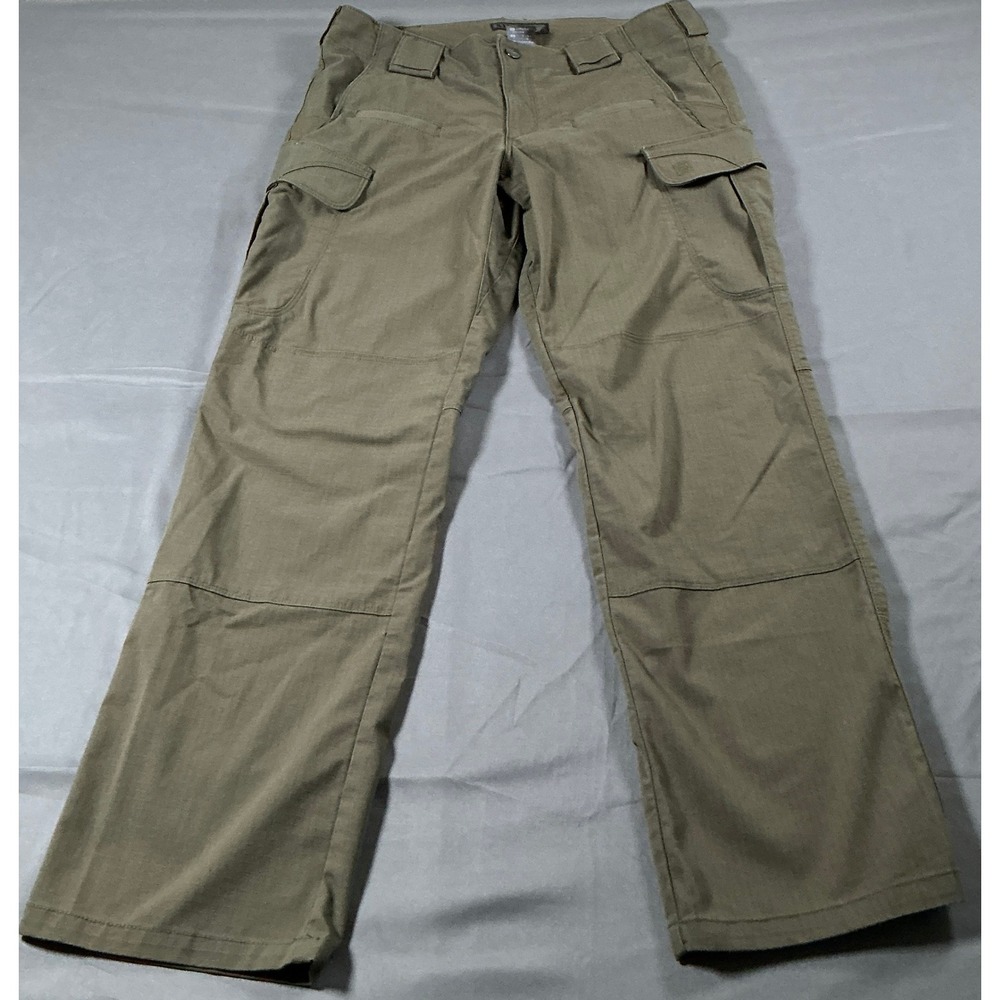 5.11 Tactical Stryke Pants Womens 10 Regular Green Cargo Ripstop 64386